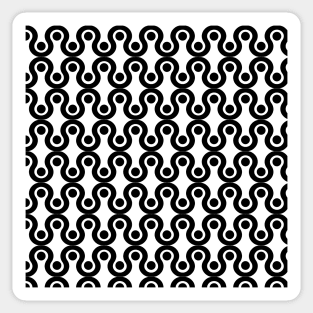 Black and White Pattern Sticker